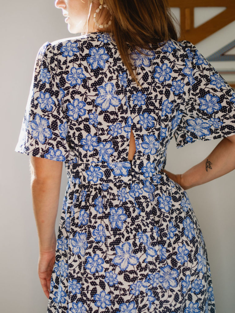 Salopette Femme En Coton Imprimé Fleur - Youlee - Taille Unique Ajustable