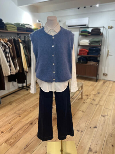 GILET ZOÉ BLEU JEANS